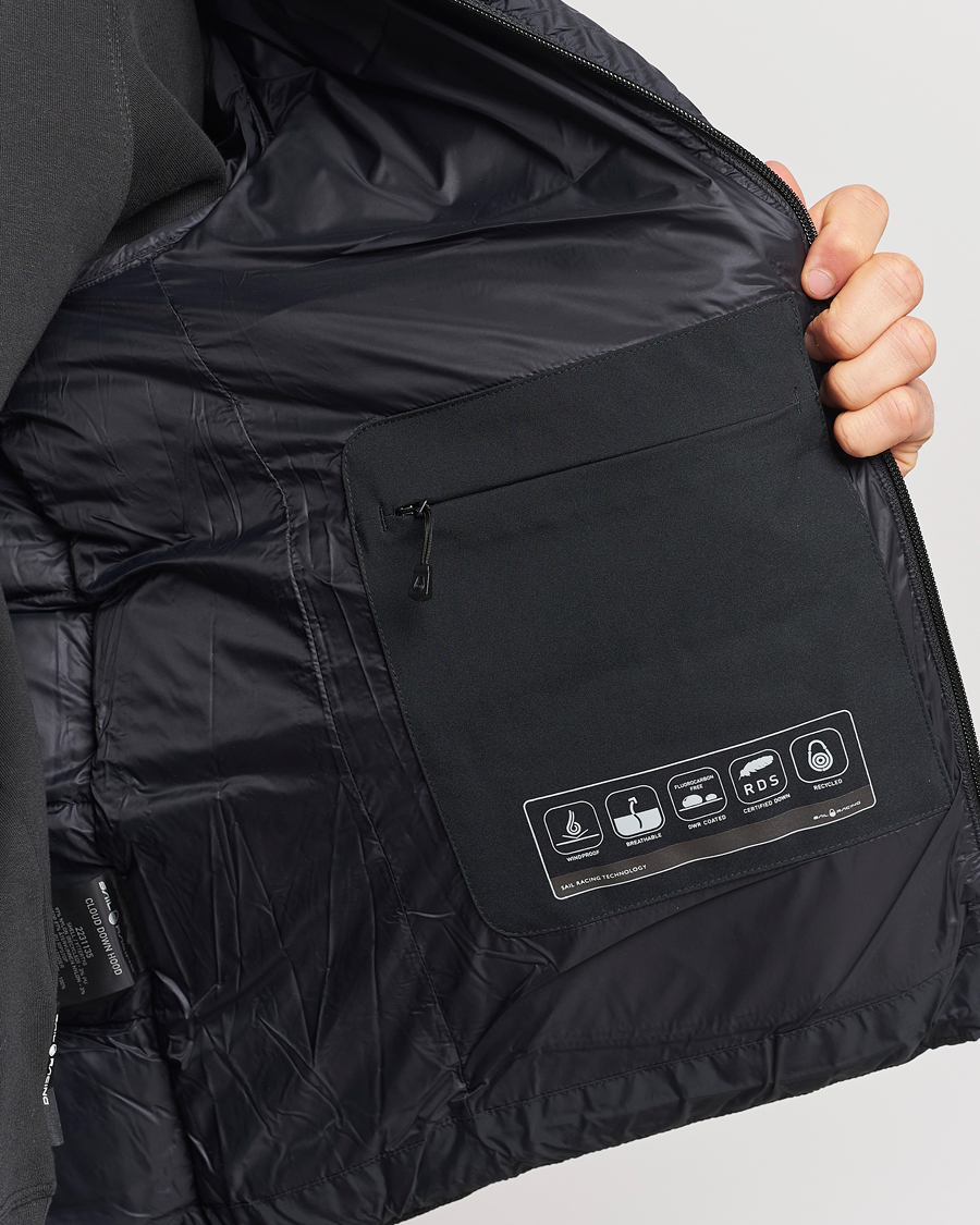 Hombres | Abrigos y chaquetas | Sail Racing | Cloud Down Hooded Jacket Carbon