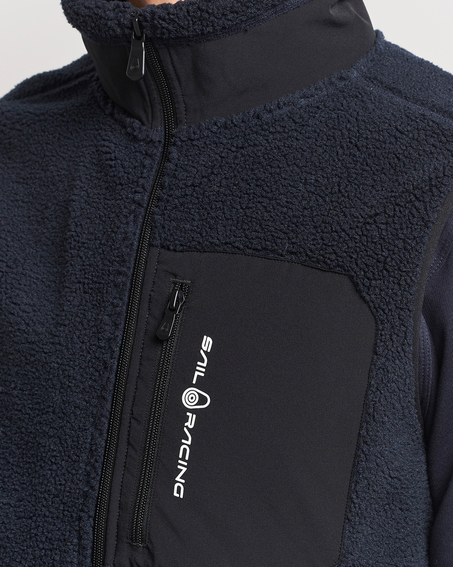 Hombres | Chalecos | Sail Racing | Bowman Pile Zip Vest Dark Navy