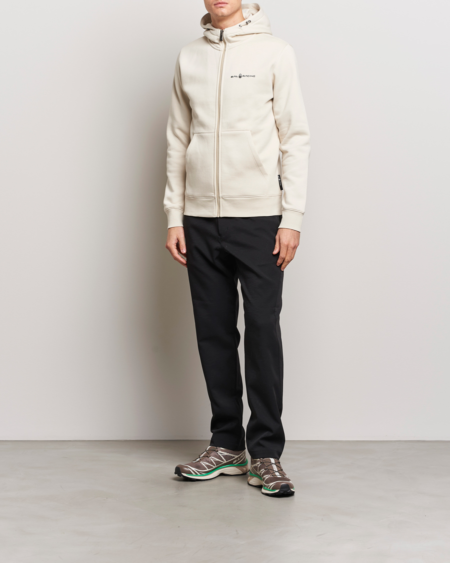Hombres | Jerséis y prendas de punto | Sail Racing | Bowman Full Zip Hoodie Ivory