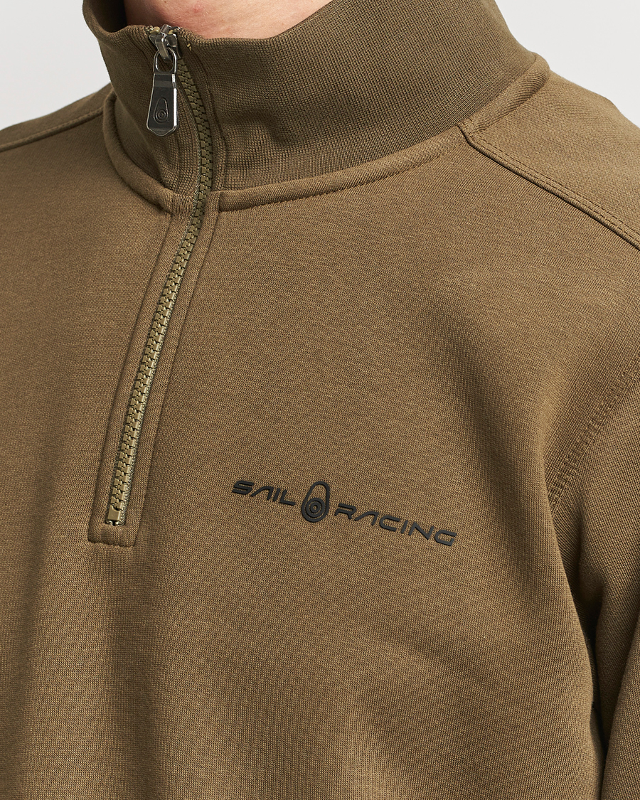 Hombres | Jerséis y prendas de punto | Sail Racing | Bowman Half Zip Dusty Green