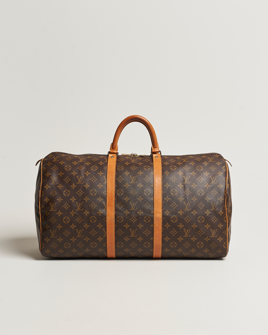 Hombres | Louis Vuitton Pre-Owned Keepall 55 Bag Monogram | Louis Vuitton Pre-Owned | Keepall 55 Bag Monogram