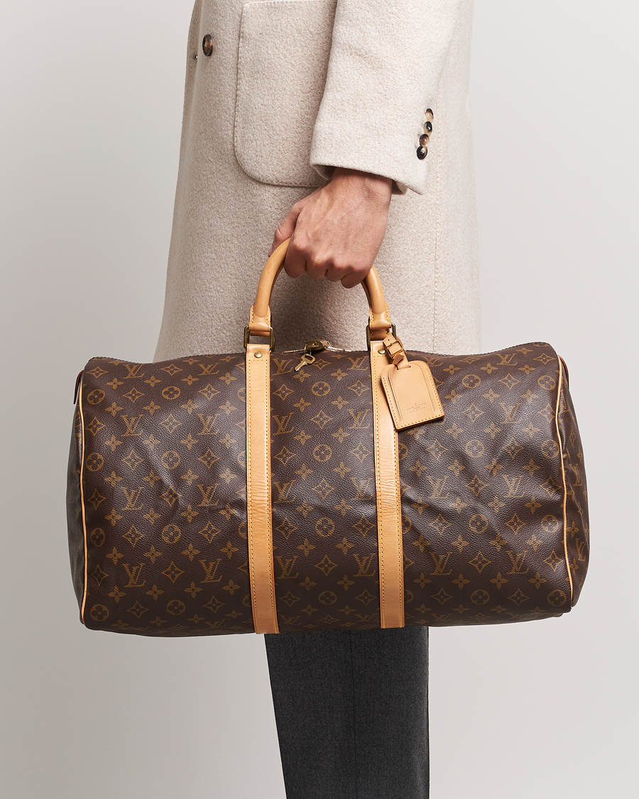 Hombres | Louis Vuitton Pre-Owned Keepall 50 Bag Monogram | Louis Vuitton Pre-Owned | Keepall 50 Bag Monogram