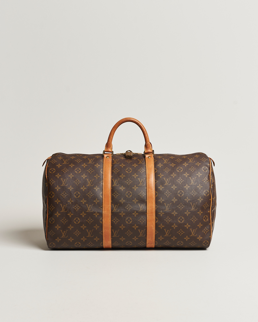 Hombres | Louis Vuitton Pre-Owned Keepall 50 Bag Monogram | Louis Vuitton Pre-Owned | Keepall 50 Bag Monogram