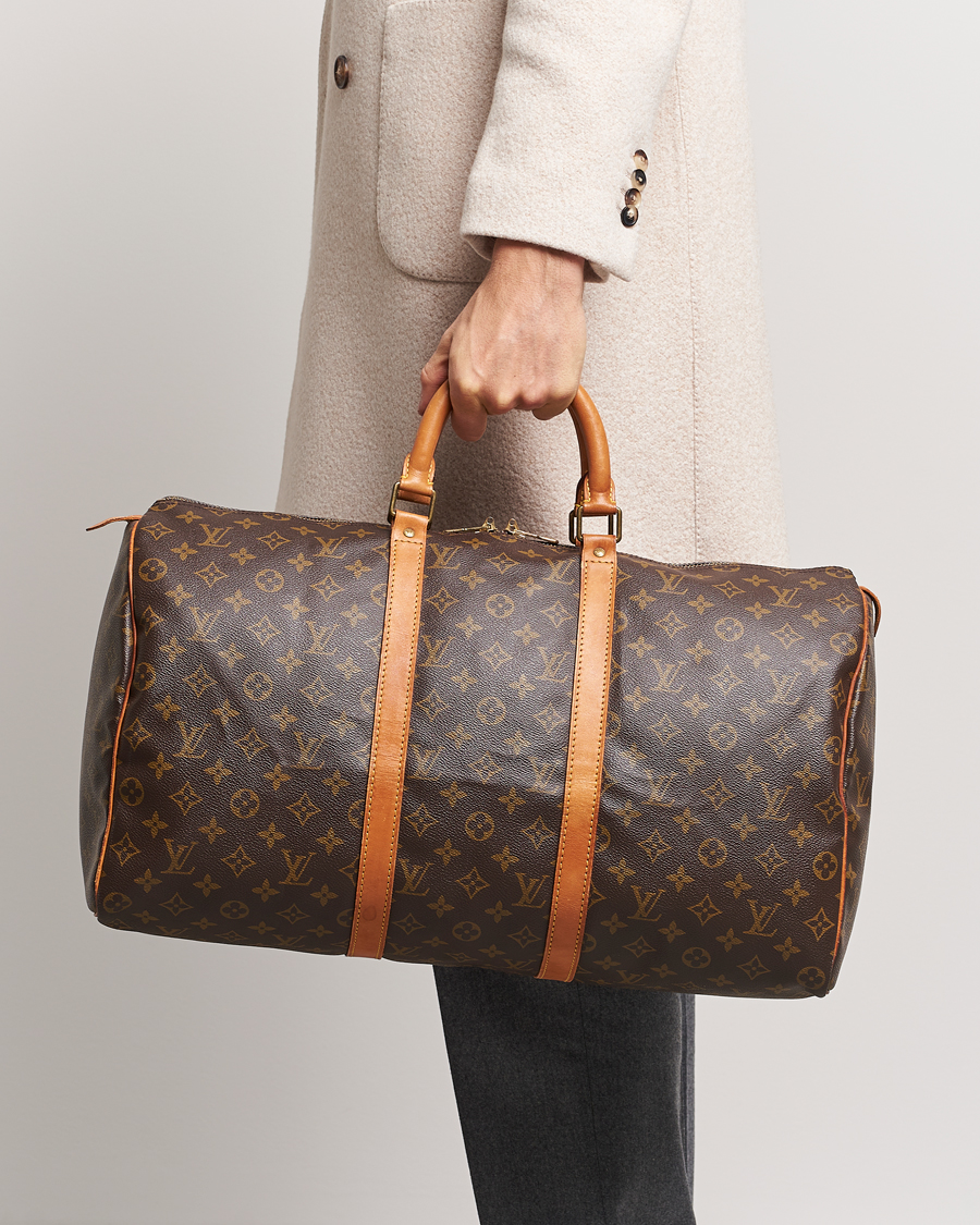 Hombres | Louis Vuitton Pre-Owned Keepall 50 Bag Monogram | Louis Vuitton Pre-Owned | Keepall 50 Bag Monogram
