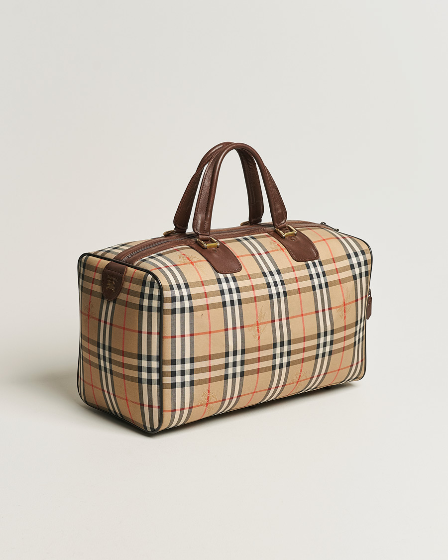 Hombres | Burberry Pre-Owned | Burberry Pre-Owned | Duffle Bag Haymarket Check