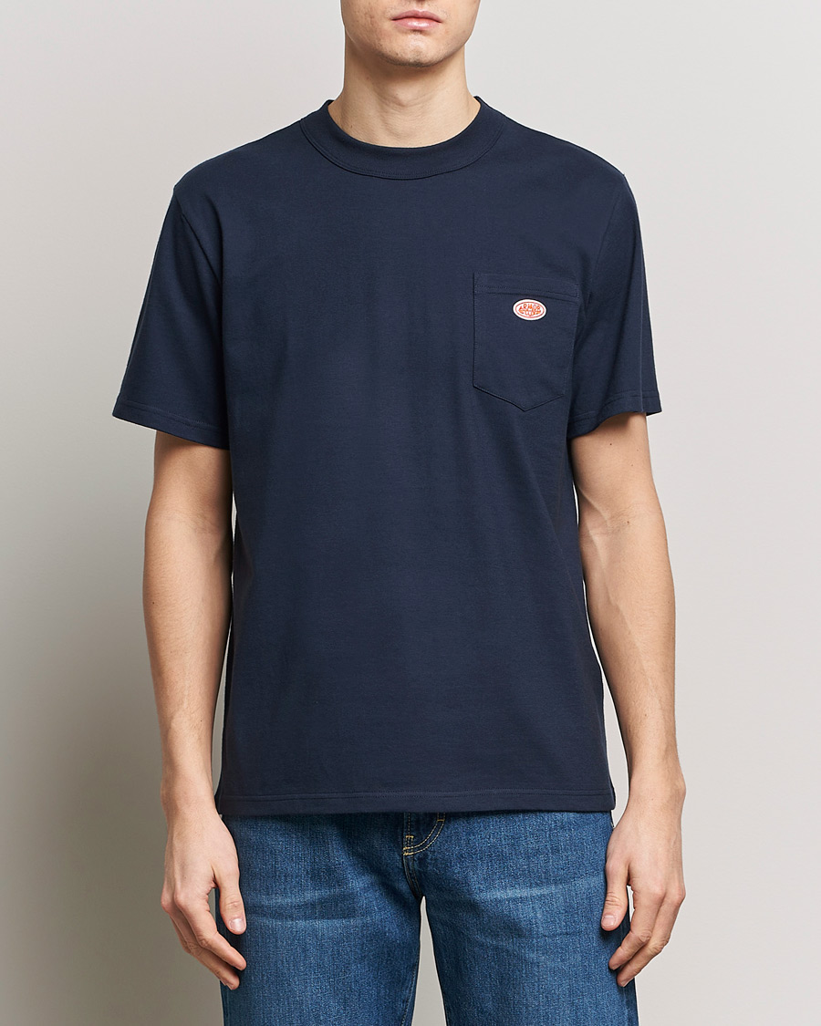 Hombres | Camisetas | Armor-lux | Callac Pocket T-Shirt Navy