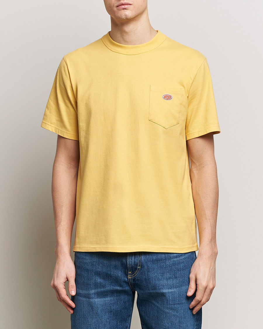 Hombres | Camisetas de manga corta | Armor-lux | Callac Pocket T-Shirt Yellow