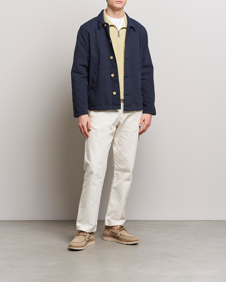 Hombres | Camisas | Armor-lux | Veste Pecheur Heritage Overshirt Deep Marine