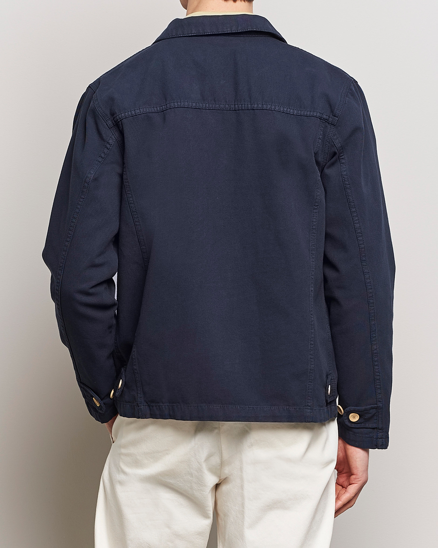 Hombres | Camisas | Armor-lux | Veste Pecheur Heritage Overshirt Deep Marine