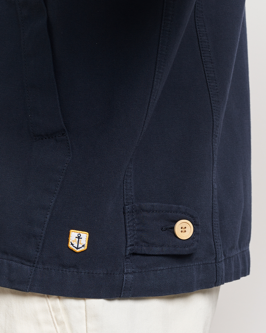 Hombres | Camisas | Armor-lux | Veste Pecheur Heritage Overshirt Deep Marine