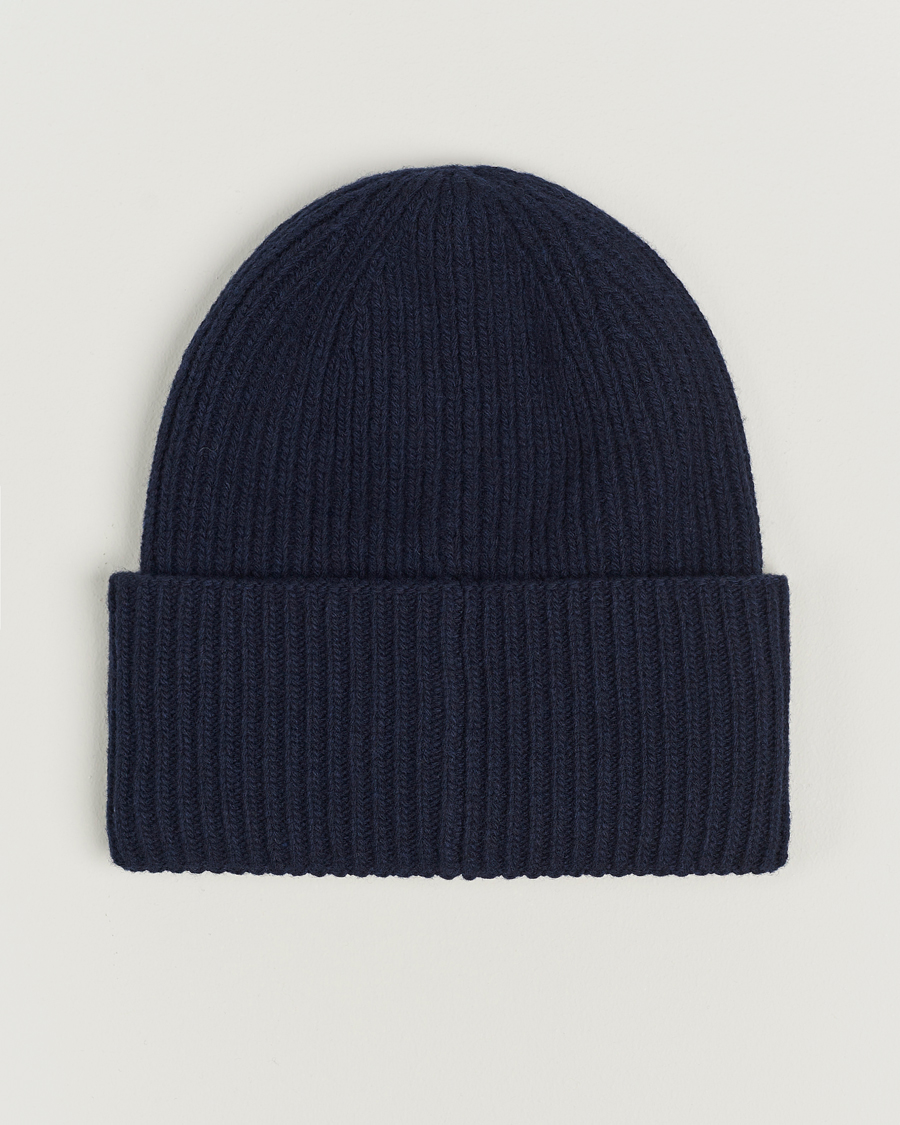 Hombres | Moncler Genius Rib Knit Beanie Navy | Moncler Genius | Rib Knit Beanie Navy