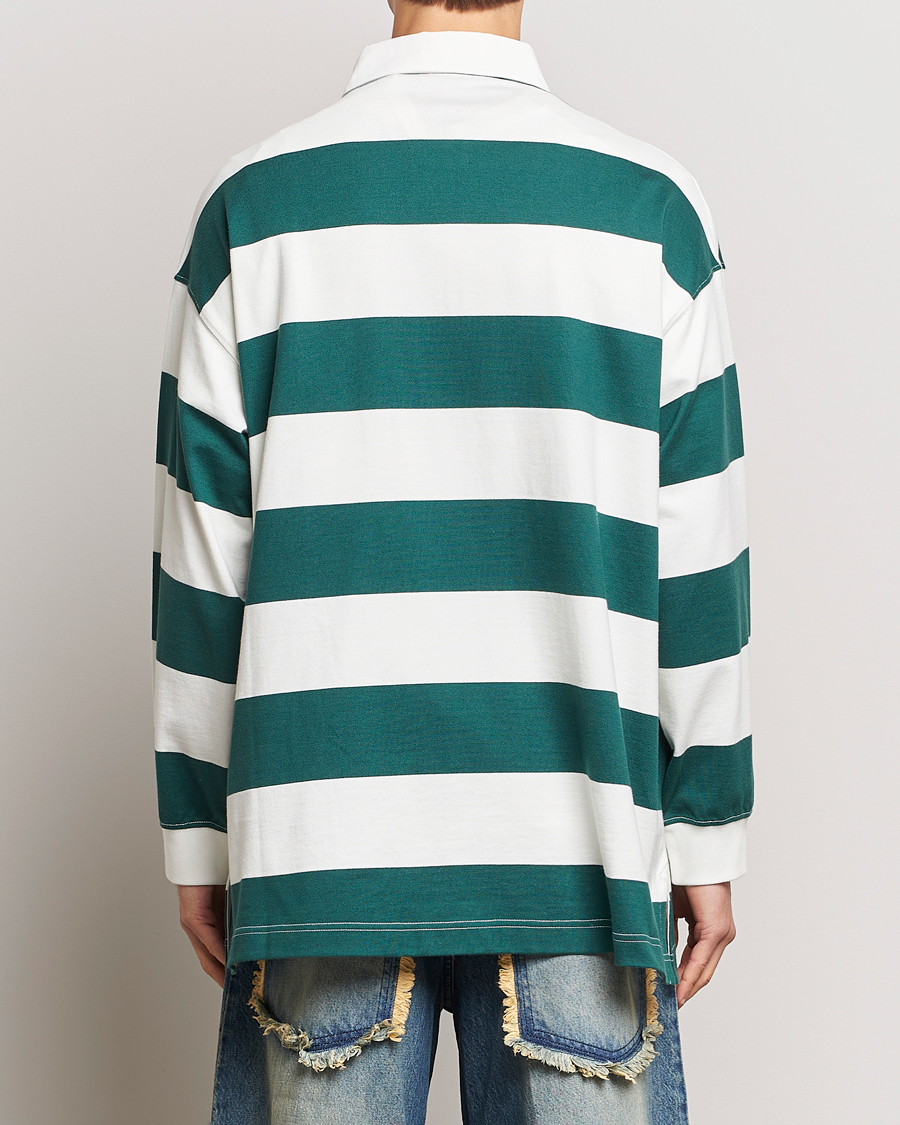 Hombres | Ropa | Moncler Genius | Long Sleeve Rugby White/Green