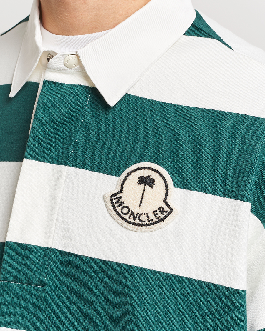 Hombres | Jerséis y prendas de punto | Moncler Genius | Long Sleeve Rugby White/Green