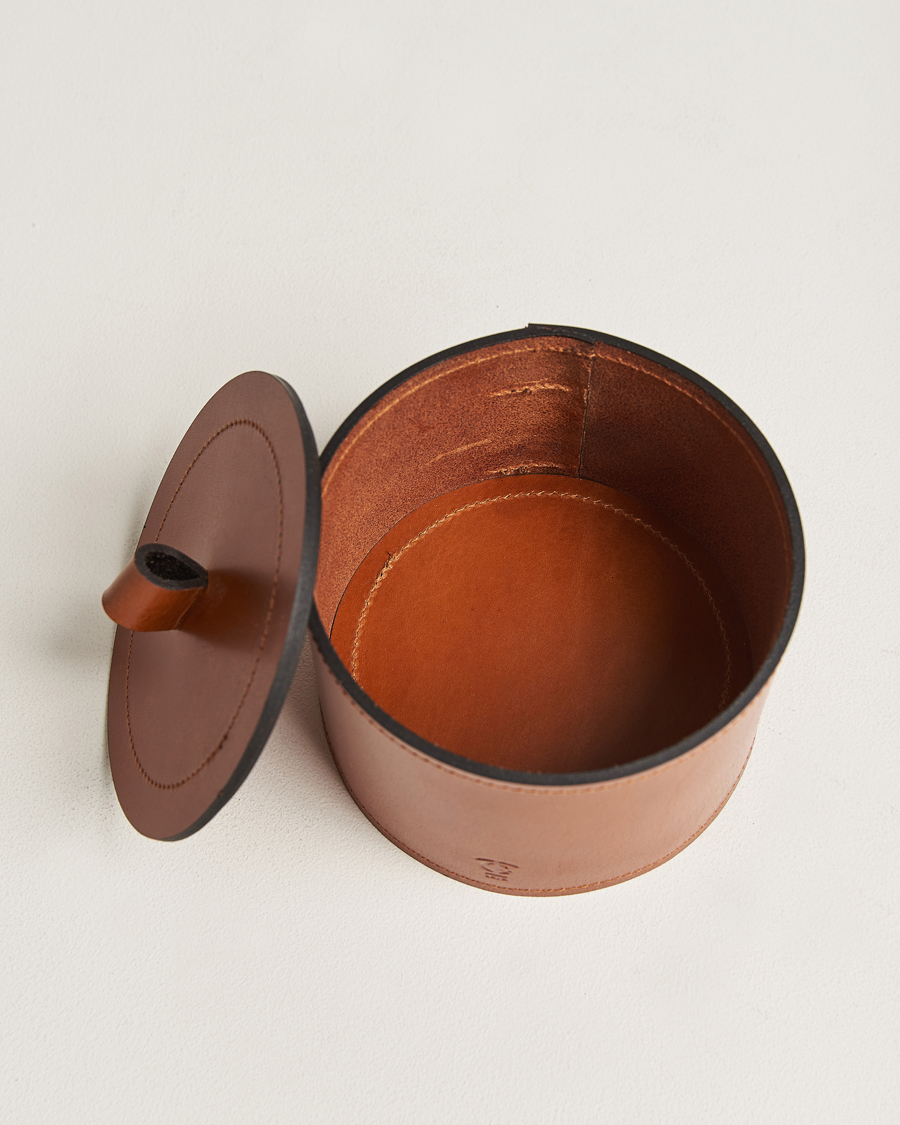 Hombres | Hogar | Tärnsjö Garveri | Leather Box 001 Light Brown