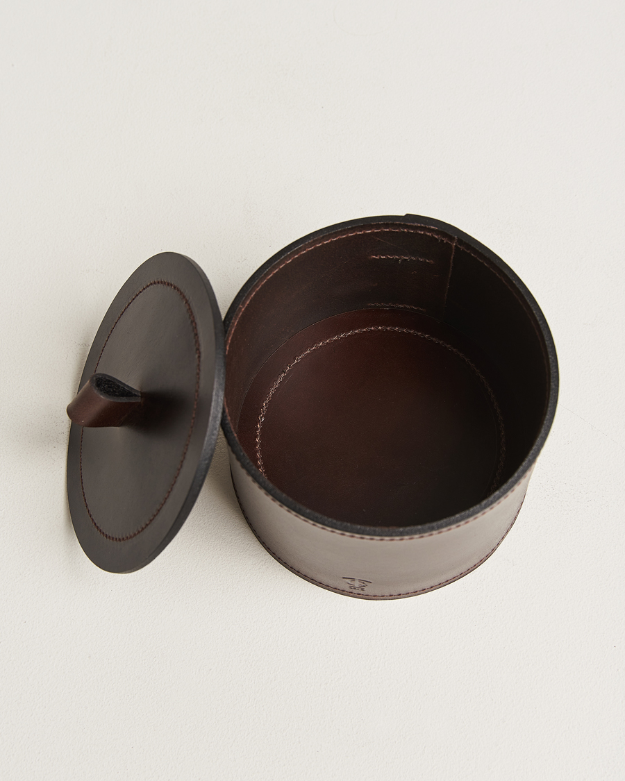 Hombres | Hogar | Tärnsjö Garveri | Leather Box 001 Dark Brown