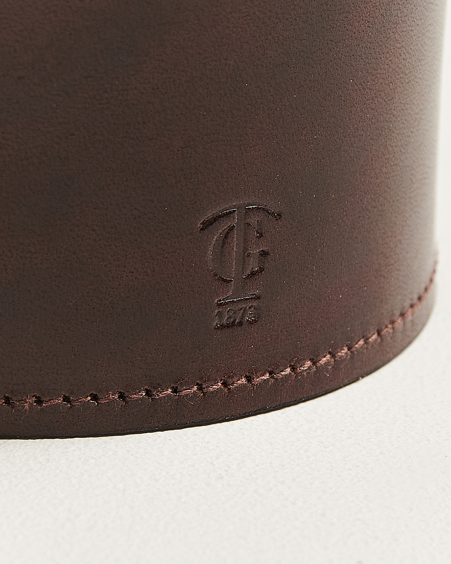 Hombres | Hogar | Tärnsjö Garveri | Small Leather Box 002 Dark Brown