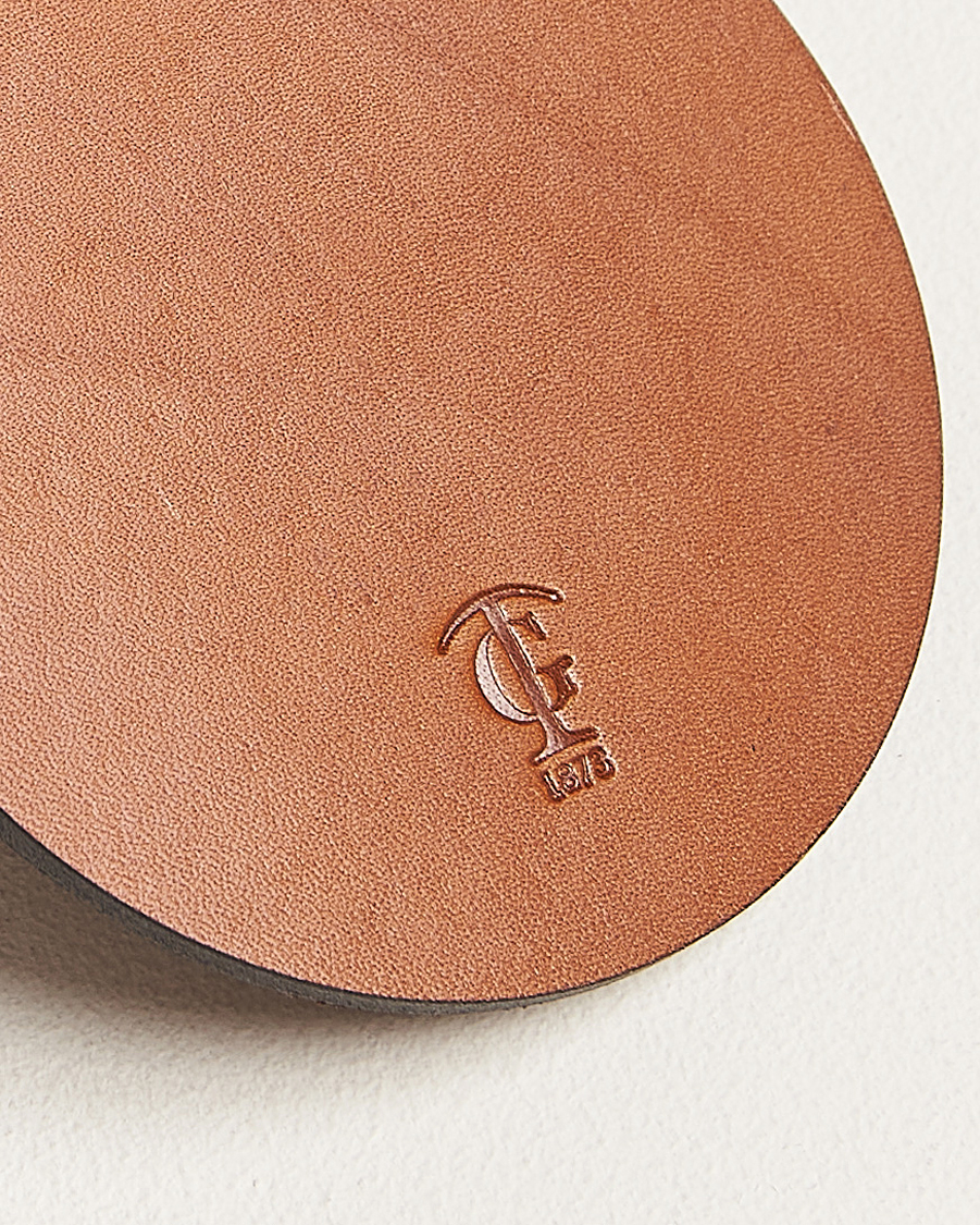Hombres | Hogar | Tärnsjö Garveri | Leather Coaster Set 006 Light Brown