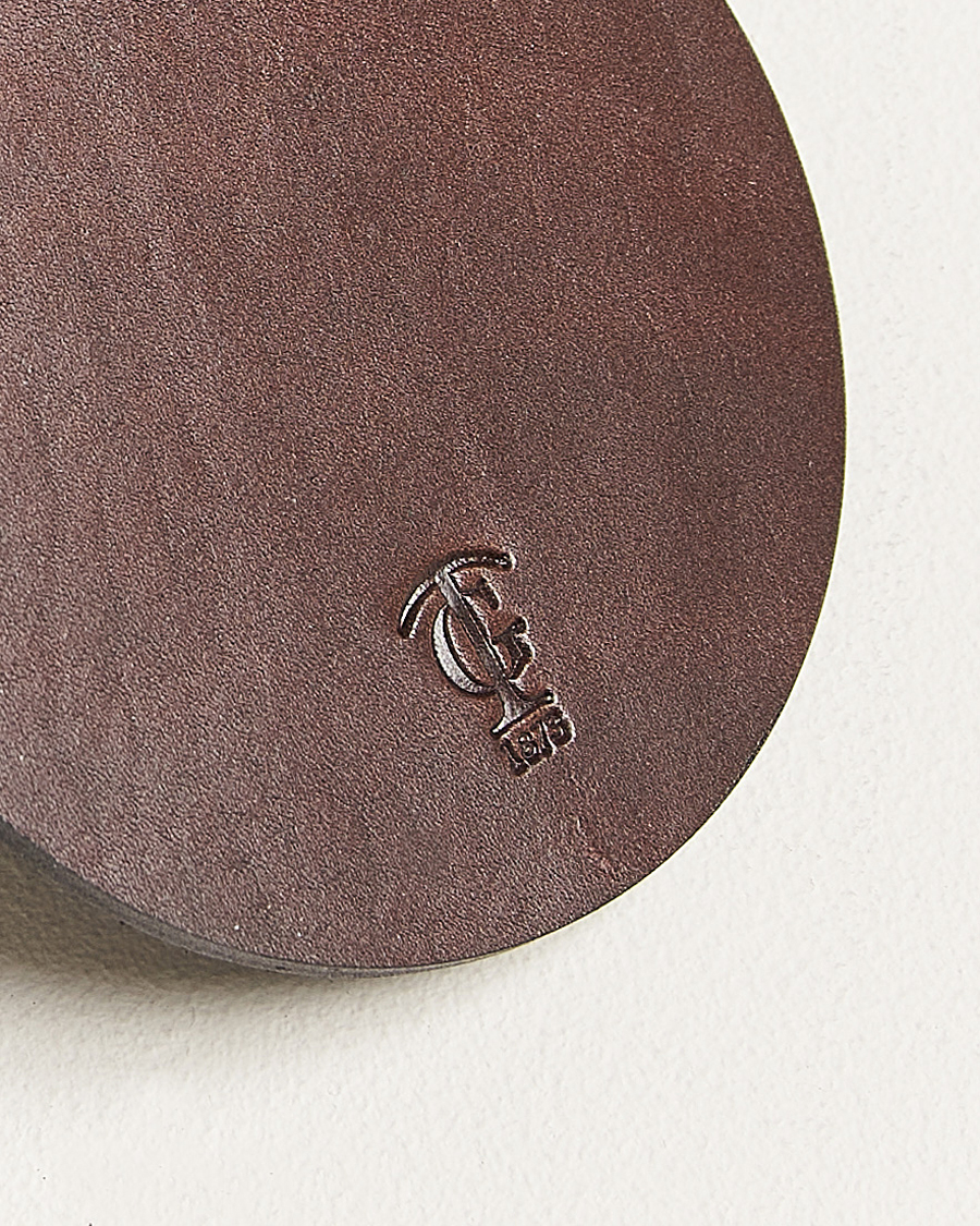 Hombres | Hogar | Tärnsjö Garveri | Leather Coaster Set 006 Dark Brown
