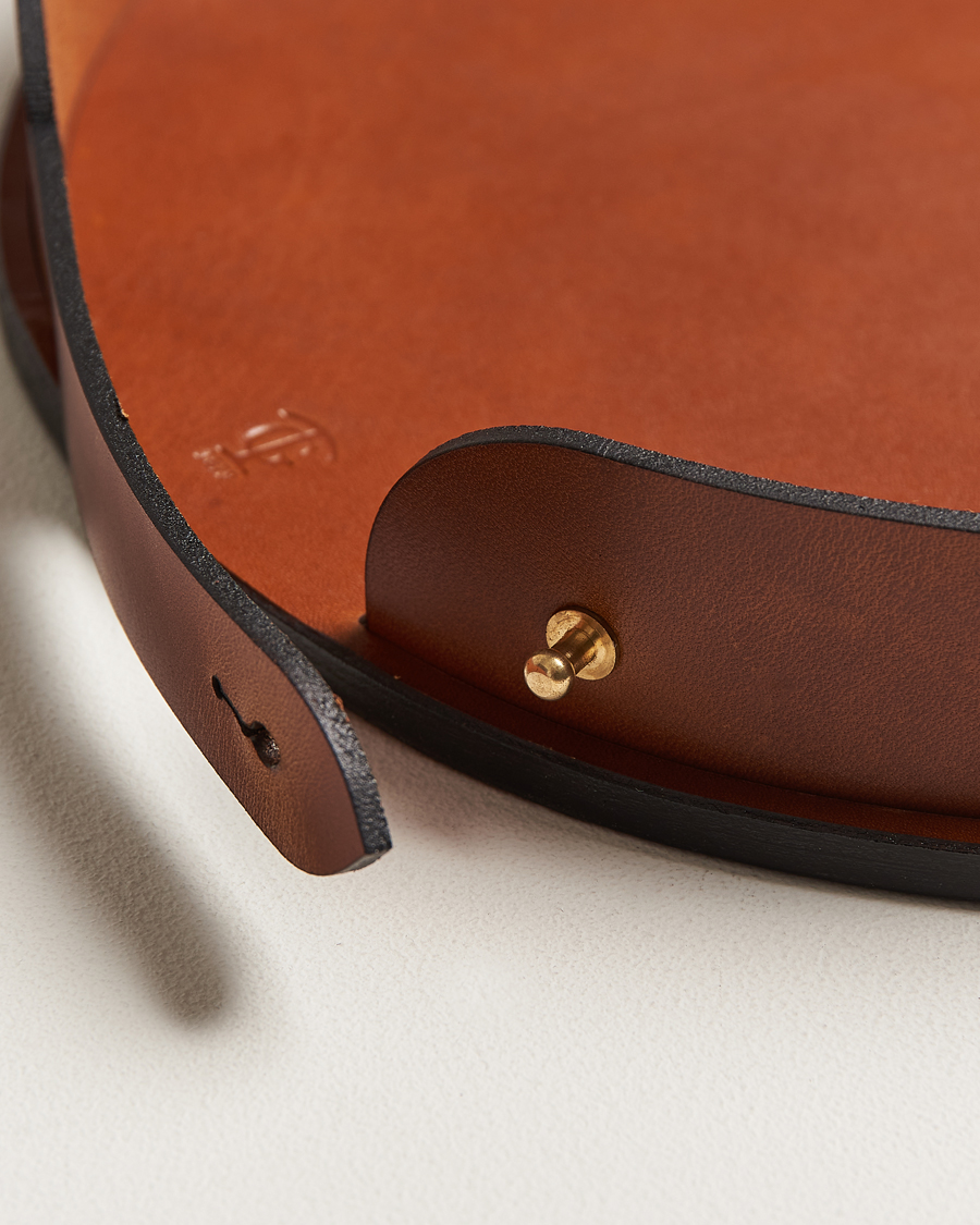 Hombres | Hogar | Tärnsjö Garveri | Leather Tray 007 Light Brown