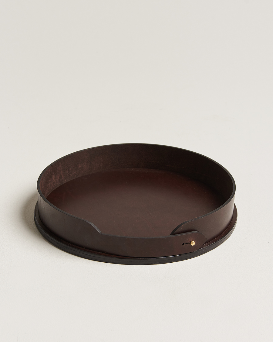 Hombres | Hogar | Tärnsjö Garveri | Leather Tray 007 Dark Brown