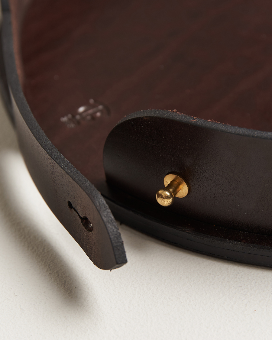 Hombres | Hogar | Tärnsjö Garveri | Leather Tray 007 Dark Brown