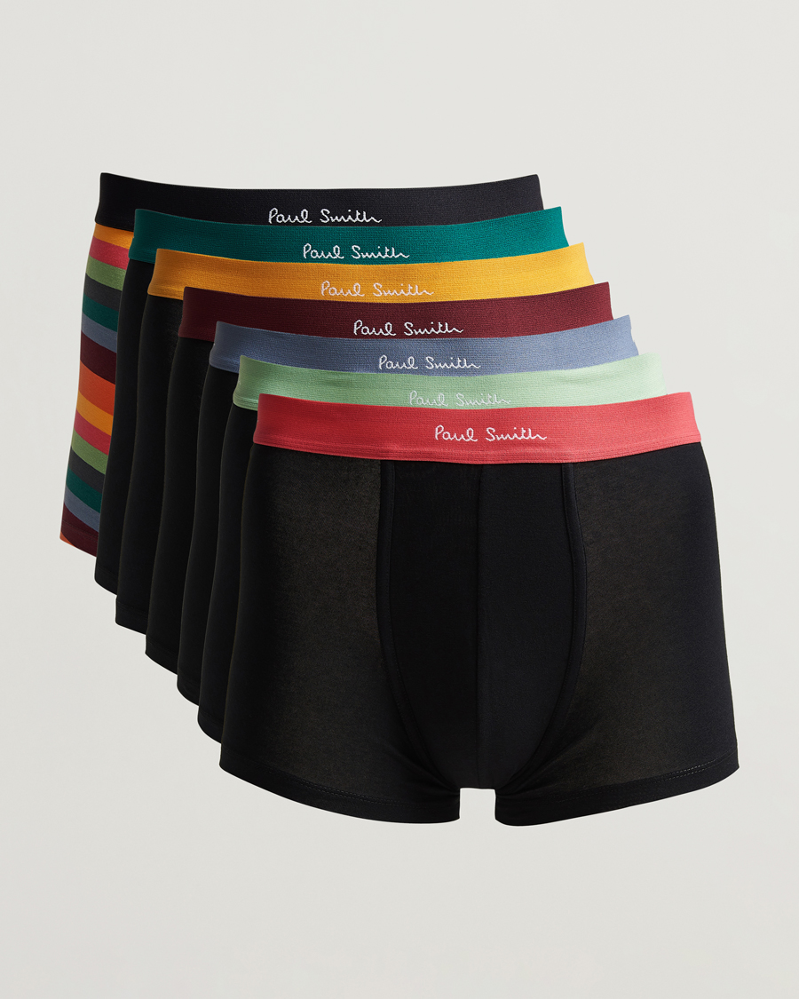 Hombres | Ropa interior y calcetines | Paul Smith | 7-Pack Trunk Black