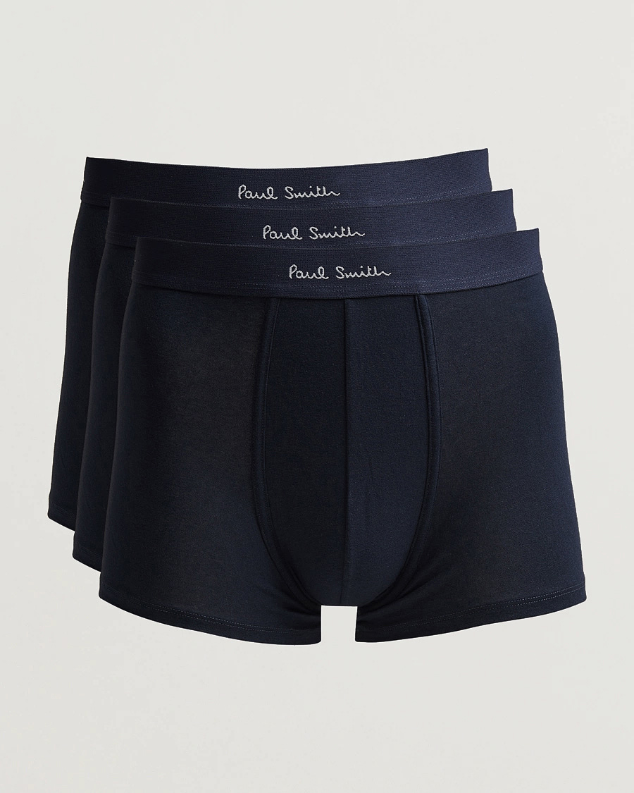 Hombres | Ropa interior y calcetines | Paul Smith | 3-Pack Trunk Navy