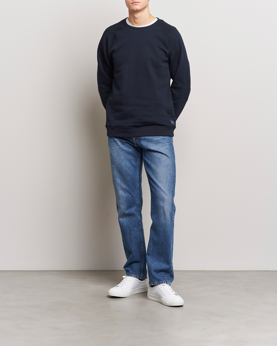Hombres | Jerséis y prendas de punto | Paul Smith | Artist Rib Crew Neck Sweatshirt Navy