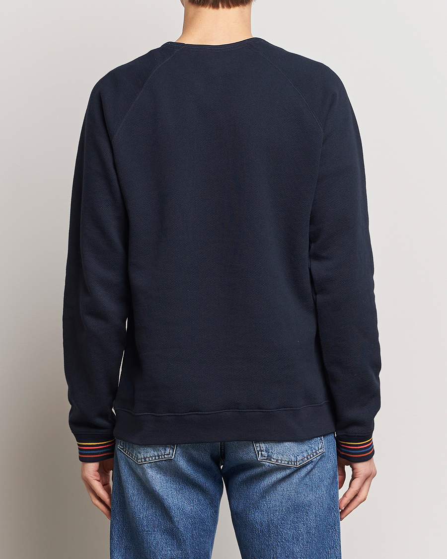 Hombres | Jerséis y prendas de punto | Paul Smith | Artist Rib Crew Neck Sweatshirt Navy
