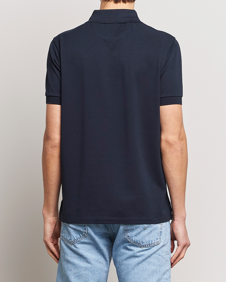 Hombres | Polos | Paul Smith | Placket Stripe Polo Navy