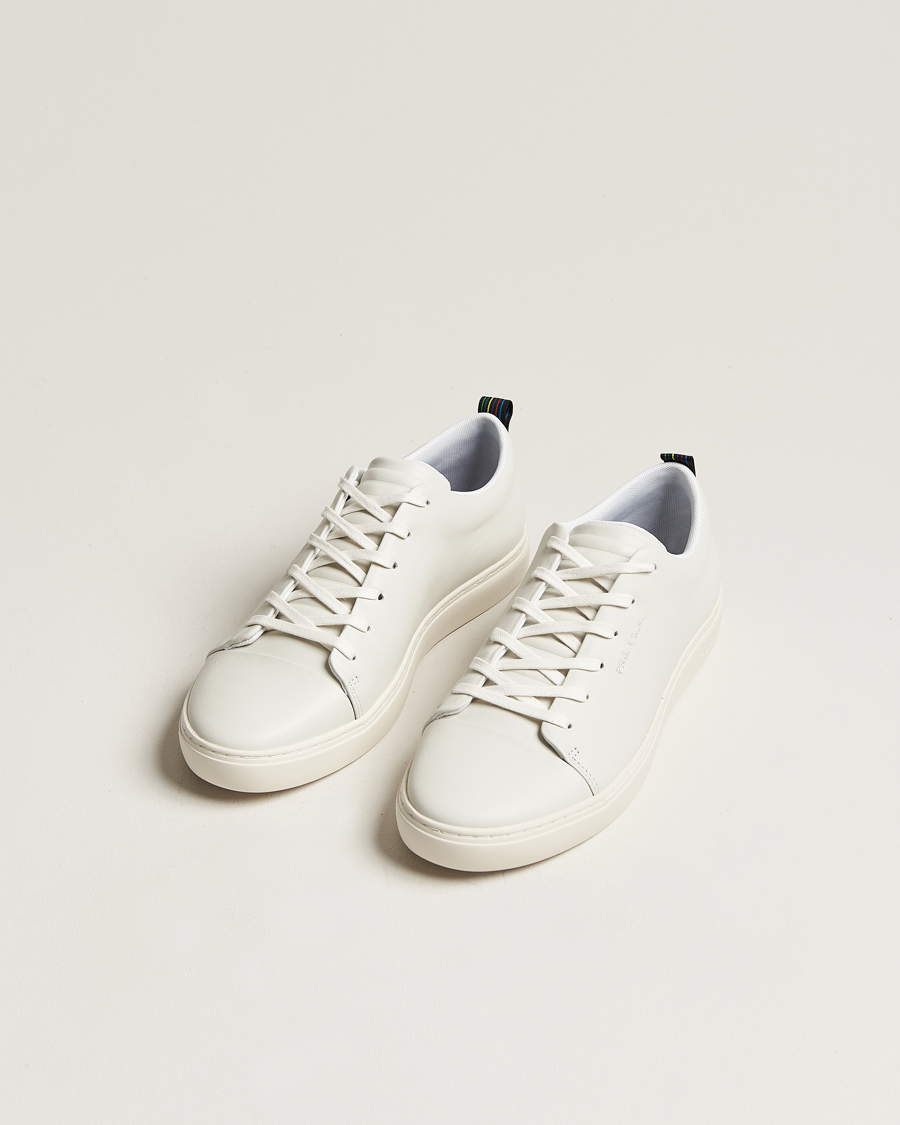Hombres | Zapatillas | PS Paul Smith | Lee Cap Toe Leather Sneaker White