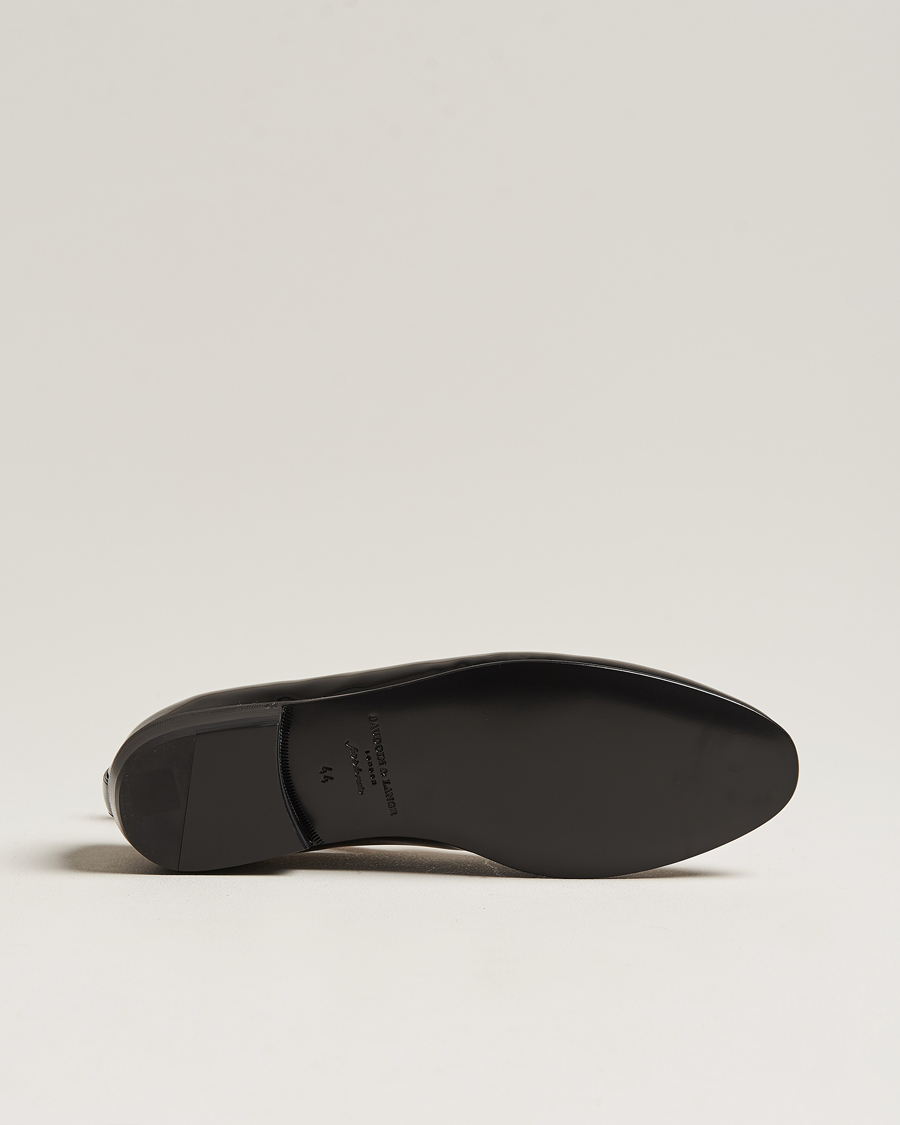 Hombres | Baudoin & Lange Sagan Patent Loafers Black Calf | Baudoin & Lange | Sagan Patent Loafers Black Calf