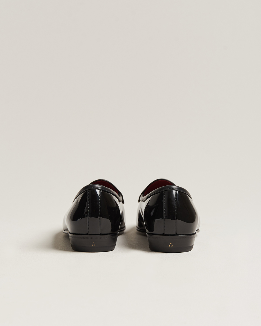 Hombres | Baudoin & Lange Sagan Patent Loafers Black Calf | Baudoin & Lange | Sagan Patent Loafers Black Calf