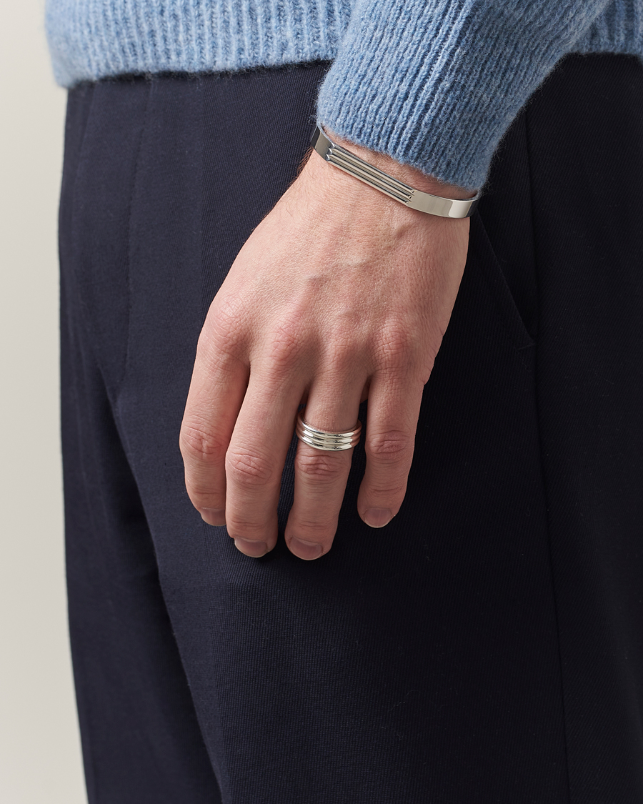Hombres | LE GRAMME Godron Ring Sterling Silver 9g | LE GRAMME | Godron Ring Sterling Silver 9g
