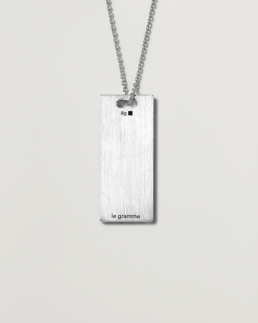 Hombres | Collar | LE GRAMME | Godron Necklace Sterling Silver 8g