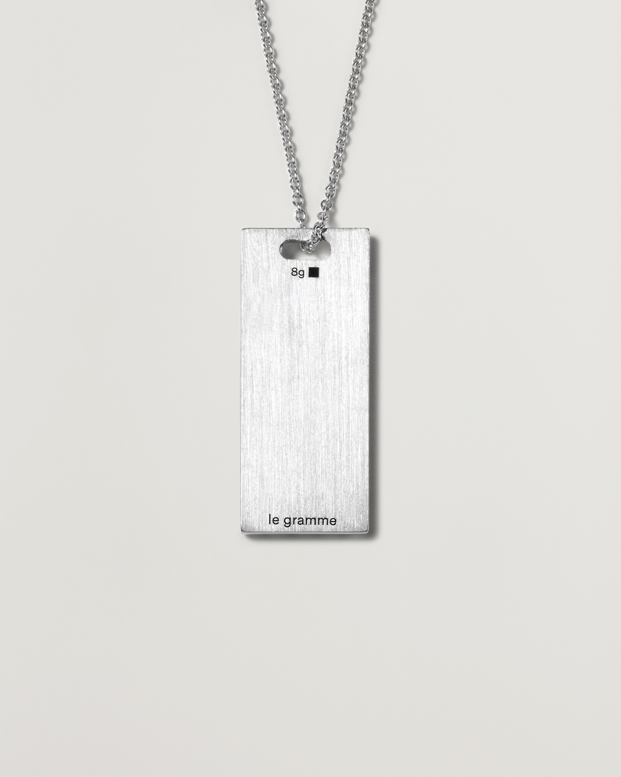 Hombres | LE GRAMME Godron Necklace Sterling Silver 8g | LE GRAMME | Godron Necklace Sterling Silver 8g