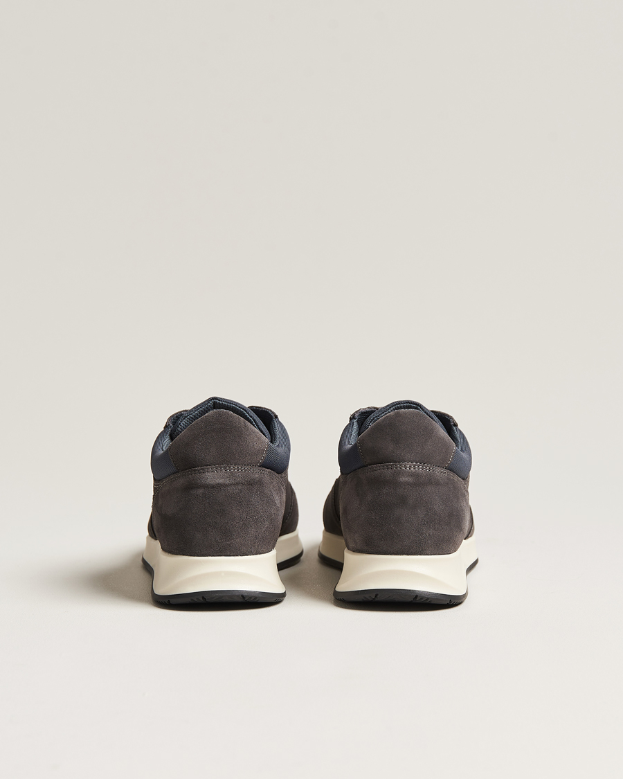 Hombres | Zapatillas | Myrqvist | Stensund Running Sneaker Dark Grey Suede