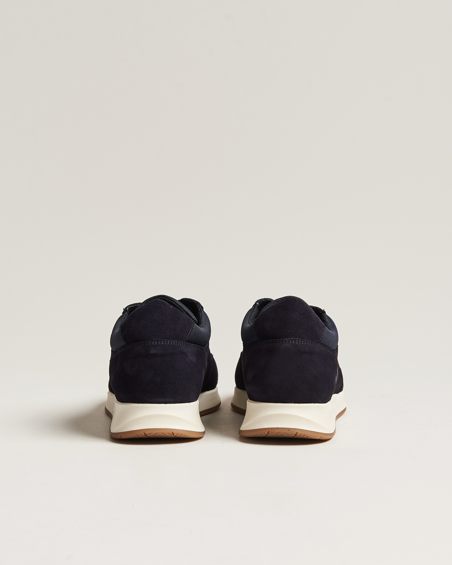 Hombres | Zapatillas | Myrqvist | Stensund Running Sneaker Navy Suede