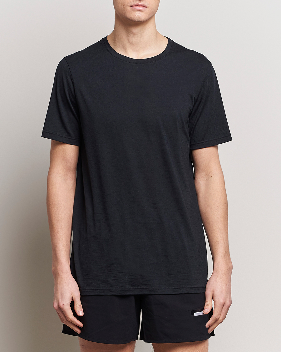 Hombres | Camisetas de manga corta | Houdini | Desoli Merino T-Shirt True Black