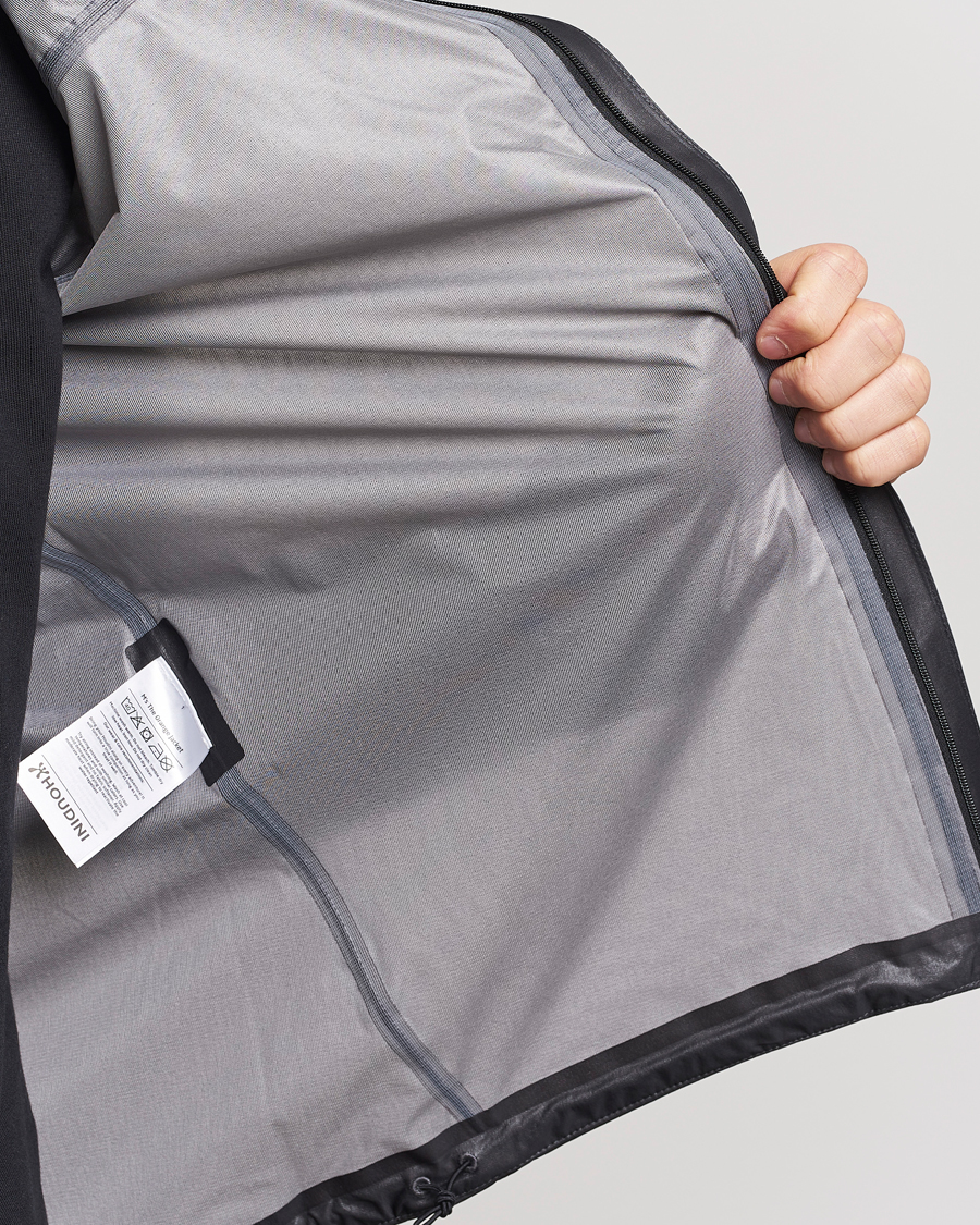 Hombres | Abrigos y chaquetas | Houdini | The Orange Waterproof Jacket True Black