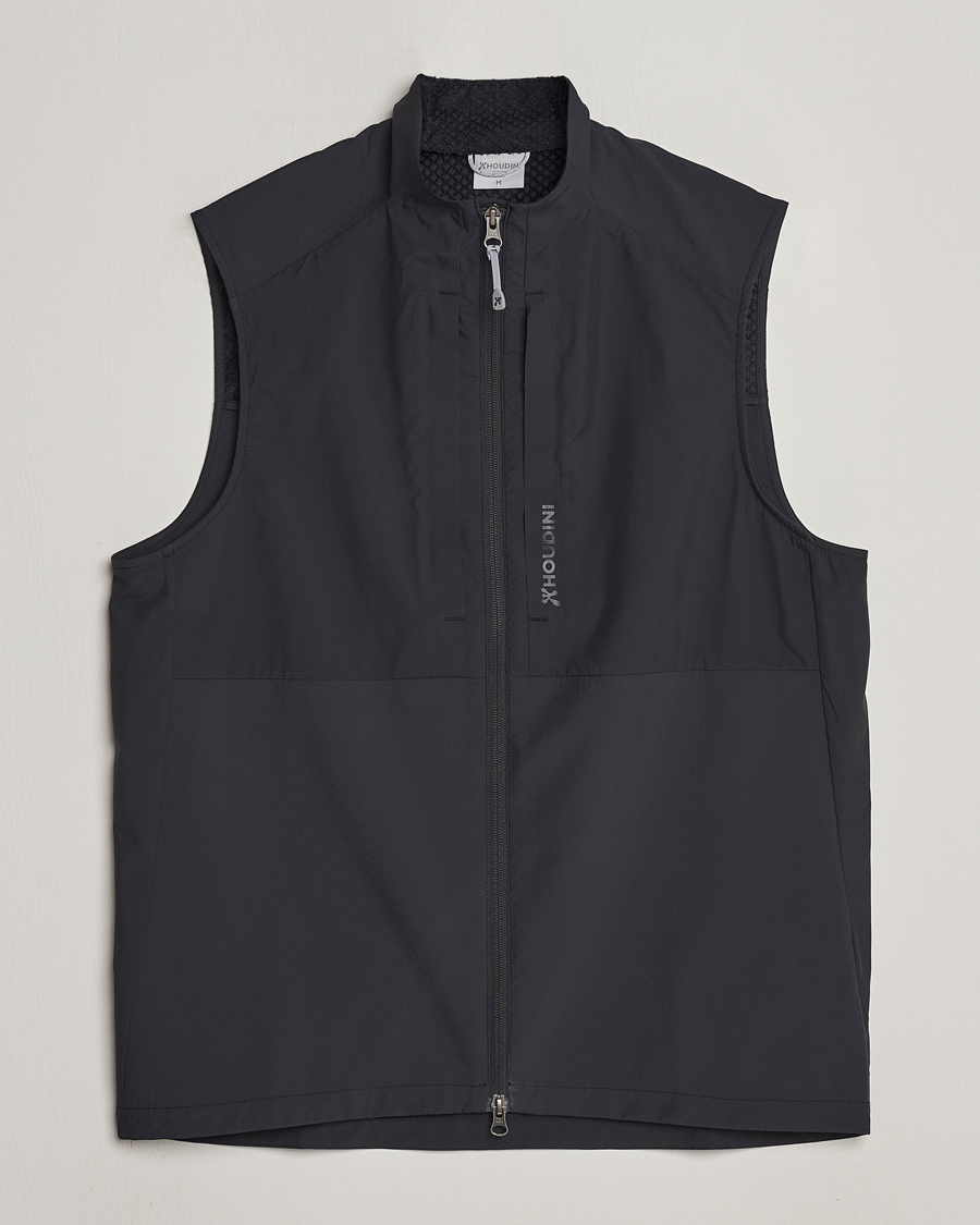 Hombres | Jerséis y prendas de punto | Houdini | Pace Hybrid Softshell Vest True Black