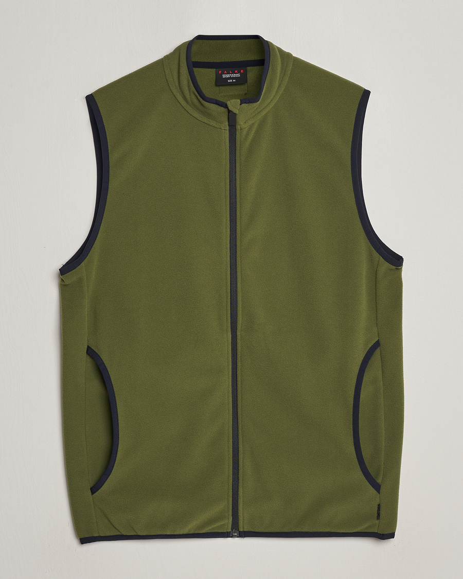 Hombres | Jerséis y prendas de punto | Falke Sport | Falke Fleece Vest Herb
