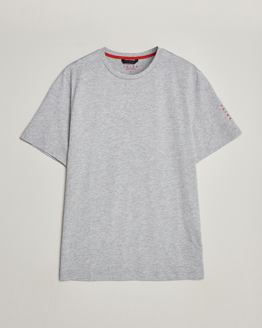 Hombres | Camisetas | Falke Sport | Falke Core Running T-Shirt Grey Heather