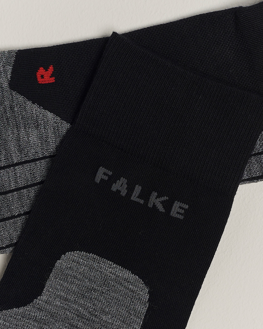 Hombres | Ropa interior y calcetines | Falke | RU4 Endurance Running Socks Black Mix