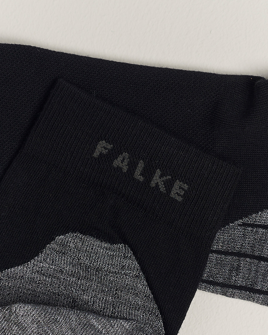 Hombres | Calcetines tobilleros | Falke Sport | Falke RU4 Endurance Short Running Socks Black Mix