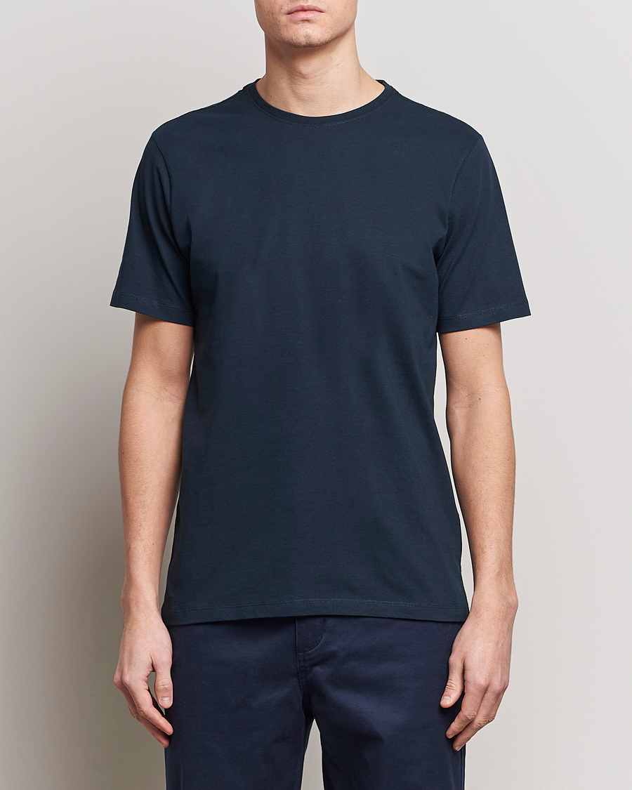 Hombres | Ropa | KnowledgeCotton Apparel | Agnar Basic T-Shirt Total Eclipse
