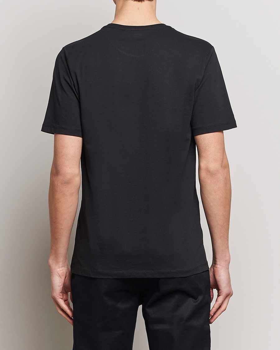 Hombres | Camisetas | KnowledgeCotton Apparel | Agnar Basic T-Shirt Jet Black