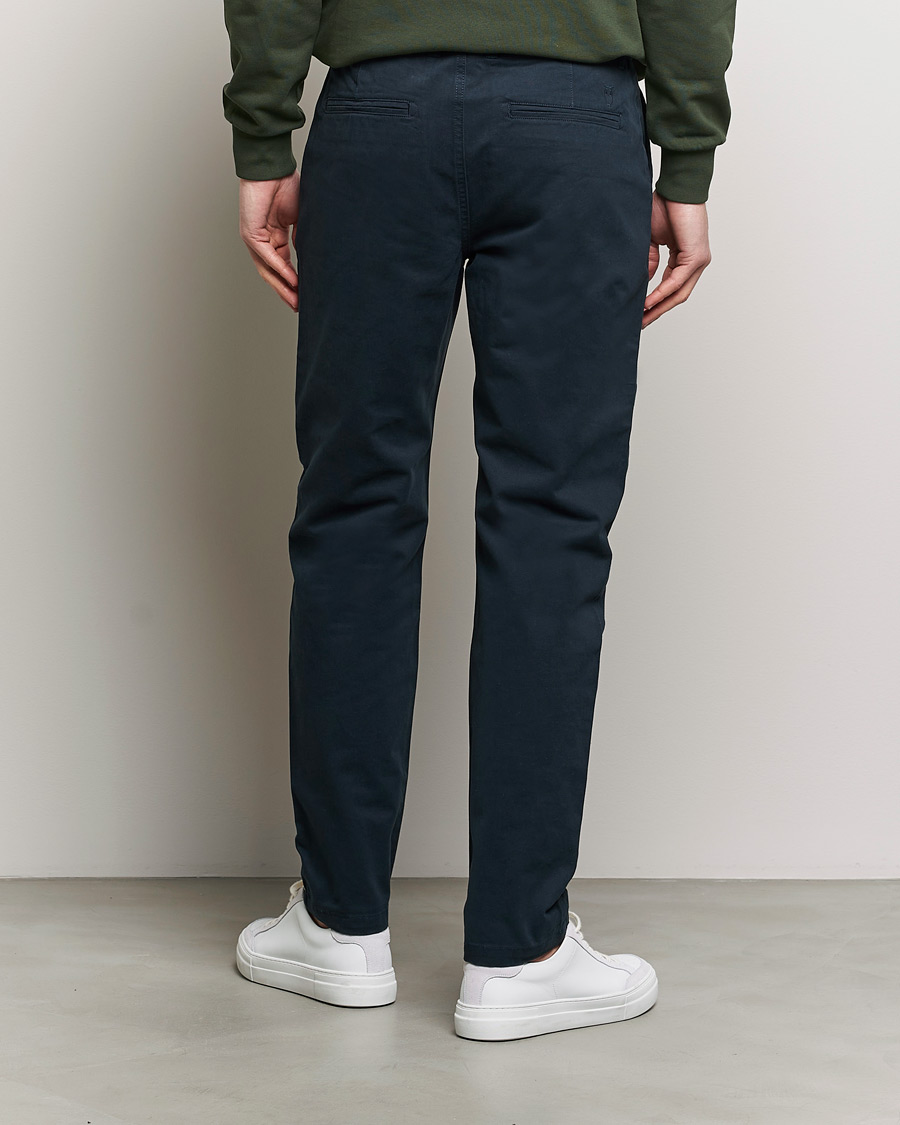Hombres | Pantalones | KnowledgeCotton Apparel | Chuck Regular Cotton Twill Chino Total Eclipse