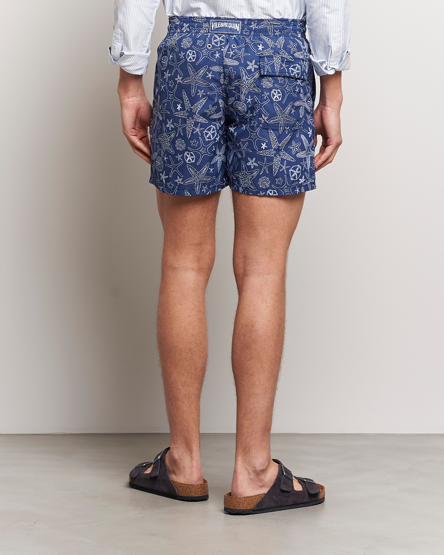 Hombres | Bañadores | Vilebrequin | Moorea Starlettes Swim Shorts Encre