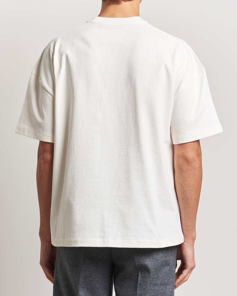 Jil Sander Round Collar Logo T-Shirt White en CareOfCarl.es